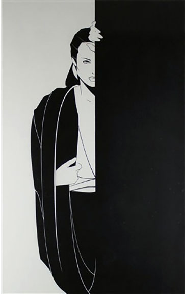Black and White Robe